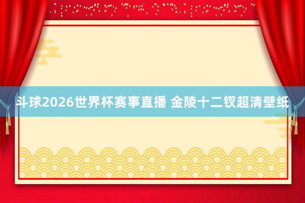 斗球2026世界杯赛事直播 金陵十二钗超清壁纸