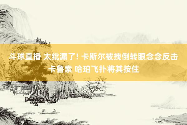 斗球直播 太纰漏了! 卡斯尔被拽倒转眼念念反击卡鲁索 哈珀飞扑将其按住